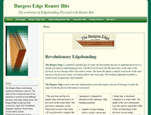 Tablet Screenshot of burgessedge.com